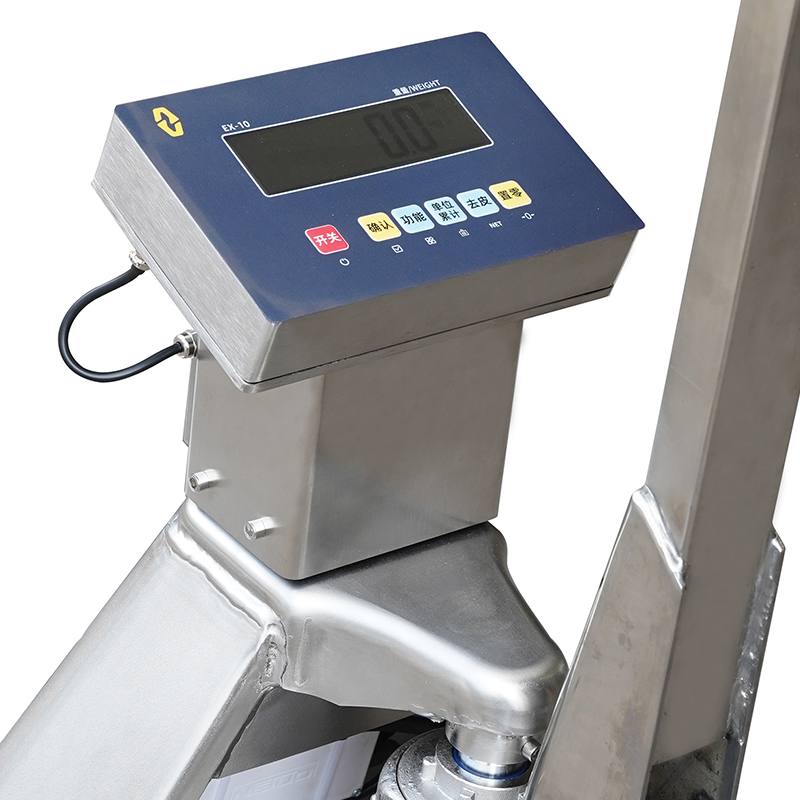 Stainless steel manual weighing pallet truck SCZ-S20-304