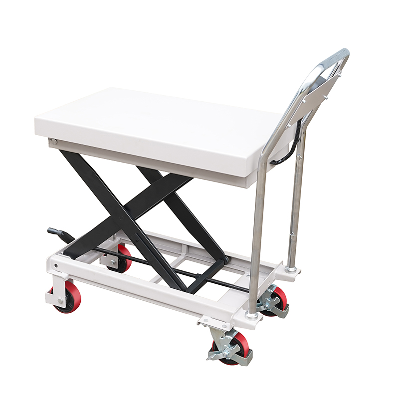 Weighing manual lifting platform truck CPT300