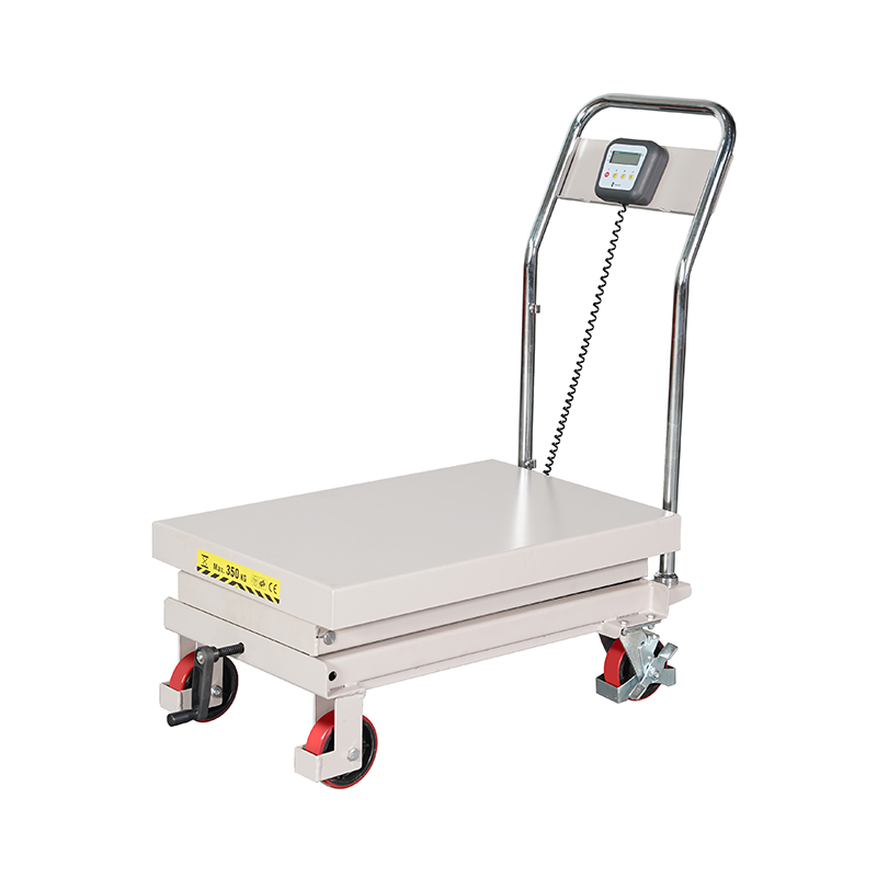 Weighing manual lifting platform truck CPT300