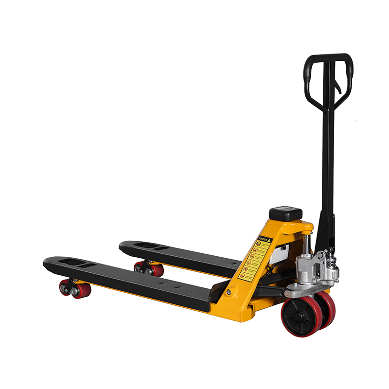 Mini manual weighing pallet truck