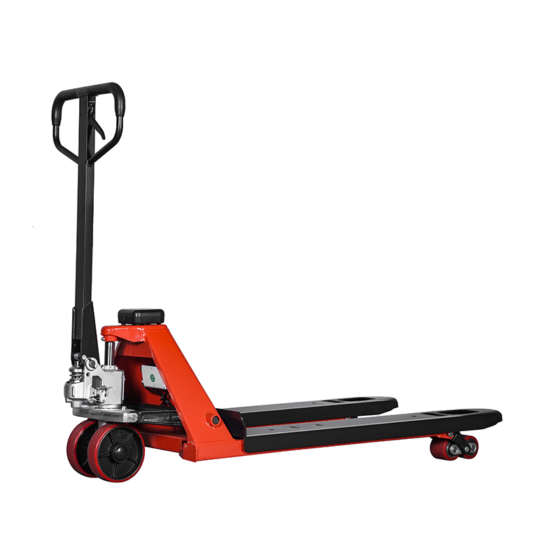 Mini manual weighing pallet truck