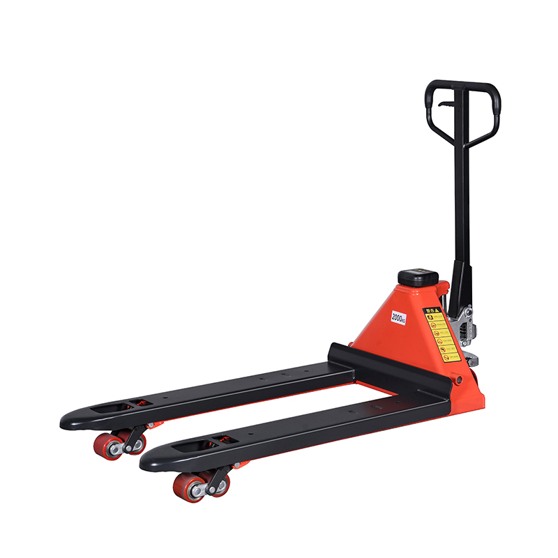 Mini manual weighing pallet truck