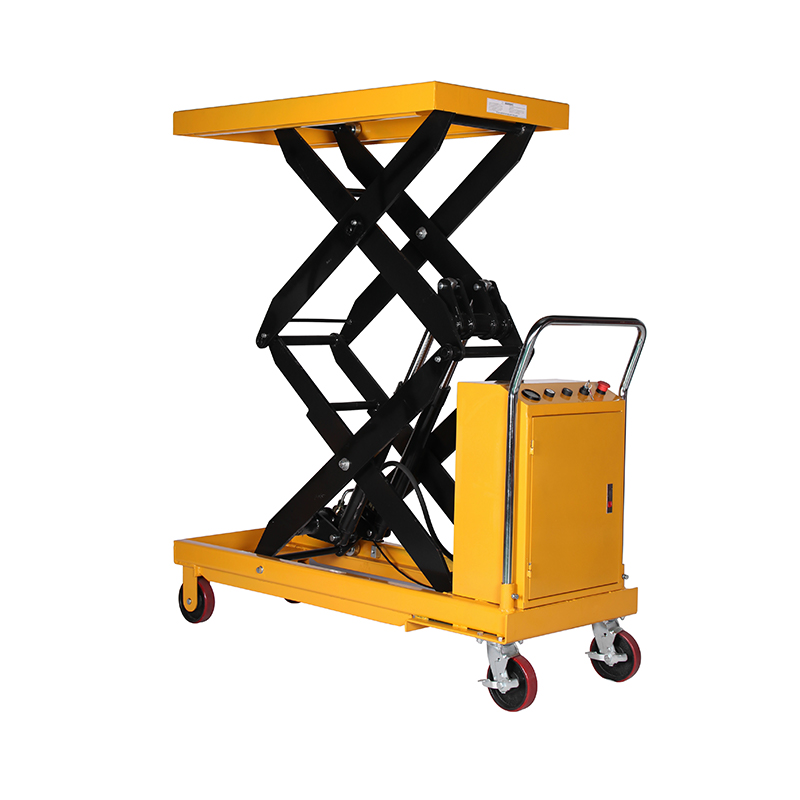 Electric lift platform truck