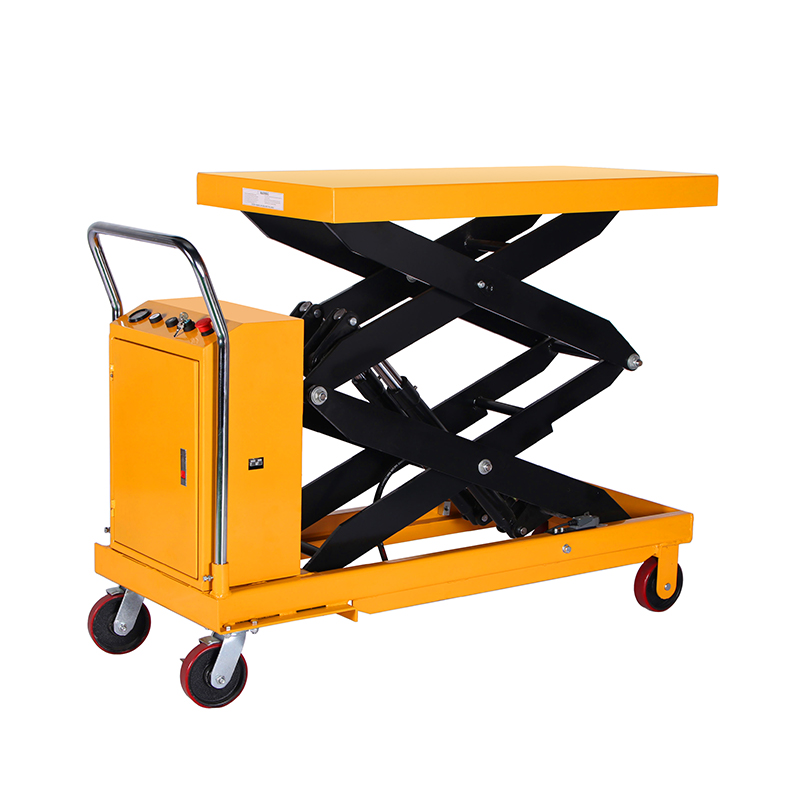 Electric lift platform truck