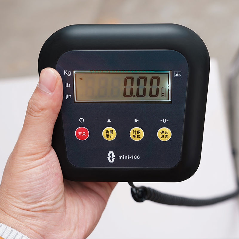 Weighing manual lifting platform truck CPT300