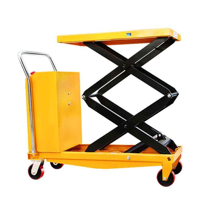 Electric lift platform truck