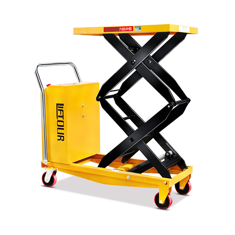 Electric lift platform truck